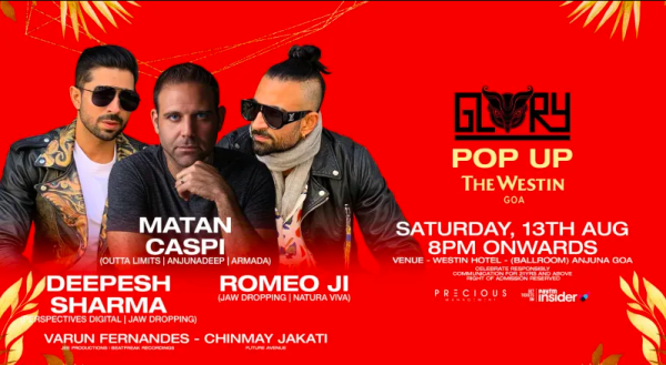 GLORY MONSOON POP UP @ WESTIN GOA