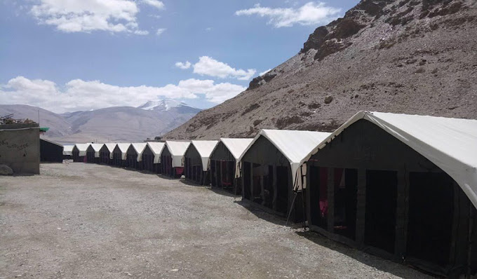 Yak Camp Tso Moriri Lake